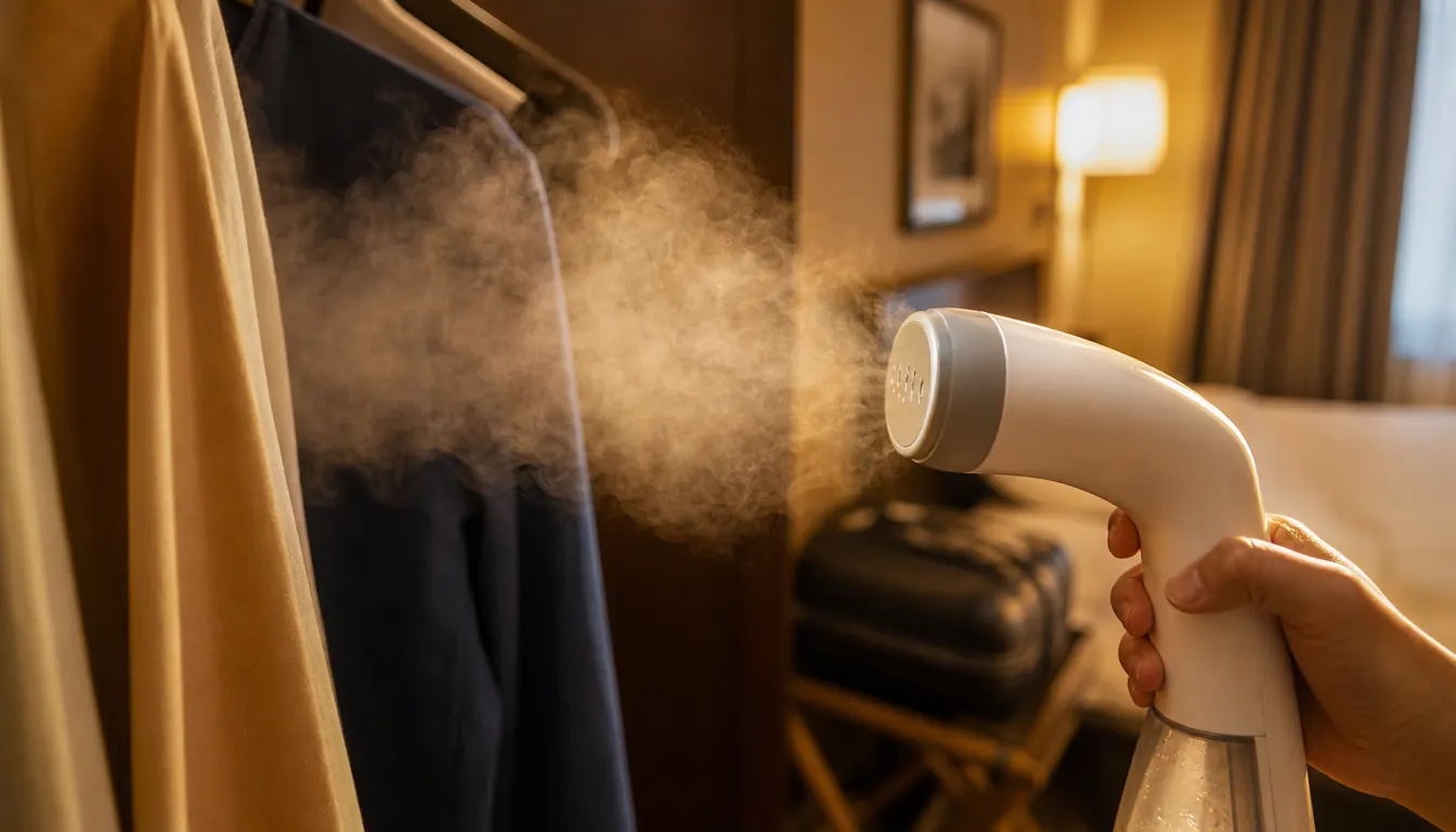 How to Steam Clothes While Traveling Without Wetting Them or Leaving Marks